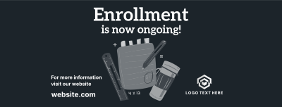 Enrollment Is Now Ongoing Facebook cover Image Preview