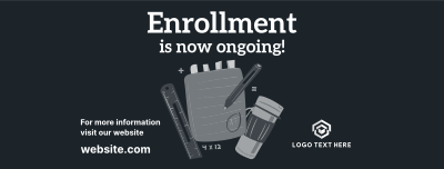 Enrollment Is Now Ongoing Facebook cover Image Preview