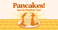 Retro Pancake Breakfast Facebook Ad Design