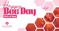 Happy Bee Day Facebook Ad Image Preview