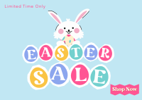 Easter Bunny Promo Postcard Design