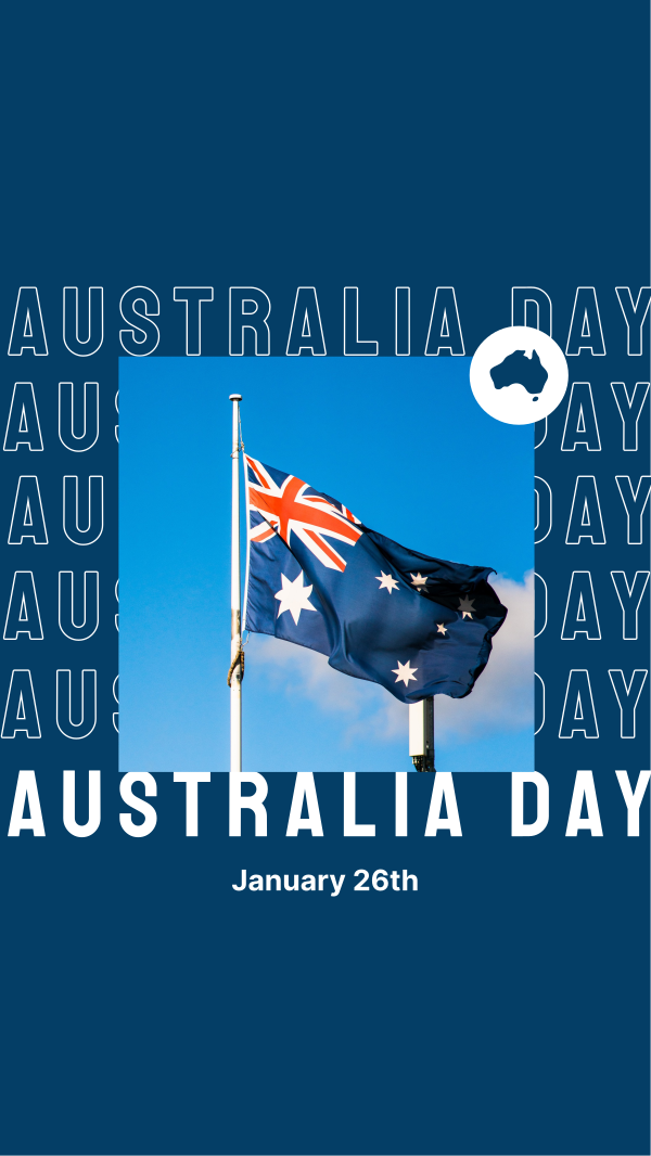Australia Flag Instagram Story Design Image Preview