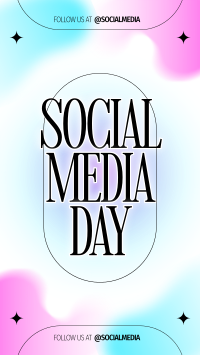 Minimalist Social Media Day Instagram Reel Design