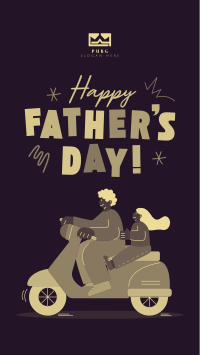 Quirky Father's Day Facebook story Image Preview