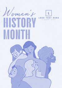Women's History Month March Poster Image Preview