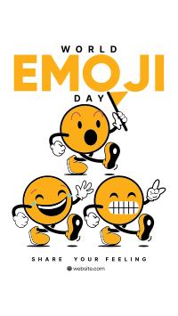 Fun Emoji's Facebook story Image Preview