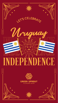 Uruguayan Independence Day TikTok Video Image Preview