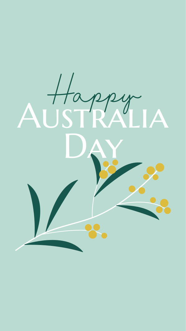 Golden Wattle  for Aussie Day Instagram Story Design Image Preview