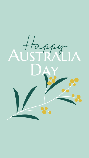 Golden Wattle  for Aussie Day Instagram story Image Preview