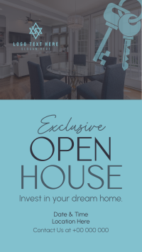 Elegant Open House Facebook story Image Preview