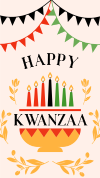 Kwanzaa Banners TikTok Video Design