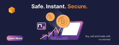 Secure Cryptocurrency Exchange Facebook cover Image Preview