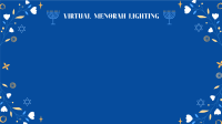 Menorah Lighting Zoom Background Image Preview