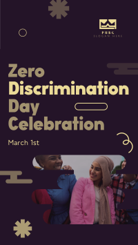 Playful Zero Discrimination Celebration Facebook story Image Preview