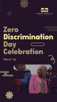 Playful Zero Discrimination Celebration Facebook Story Image Preview