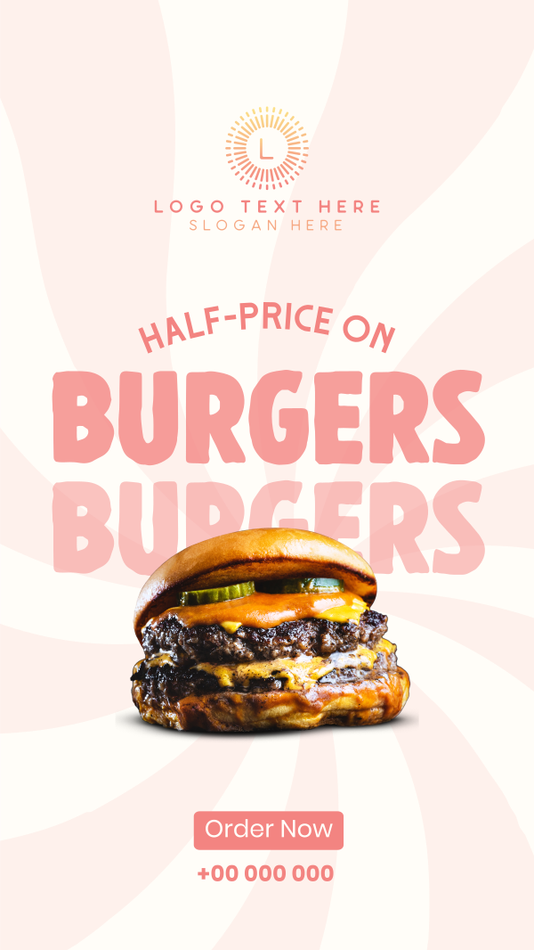 All Hale King Burger Facebook Story Design