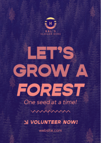 Forest Grow Tree Planting Poster Image Preview