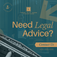 Professional Legal Firm Instagram post Image Preview