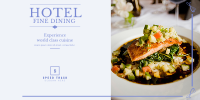 Hotel Fine Dining Twitter post Image Preview