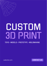Professional 3D Printing  Flyer Image Preview