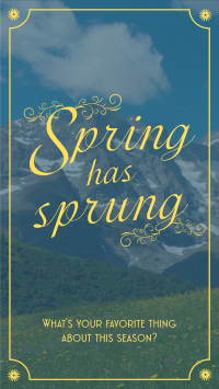 Spring Mountains Facebook Story Image Preview