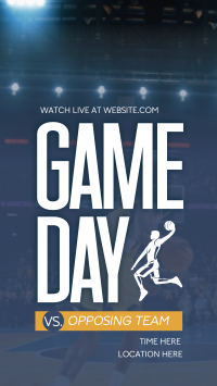 Basketball Game Day TikTok video Image Preview