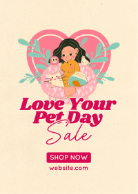 Rustic Love Your Pet Day Flyer Image Preview