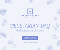 Vegetarian Day Sale Facebook post Image Preview