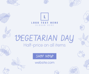 Vegetarian Day Sale Facebook post Image Preview