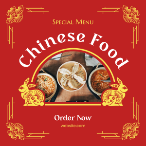 Special Chinese Food Instagram post Image Preview