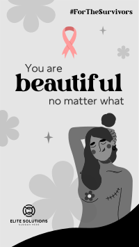 You Are Beautiful Facebook Story Design