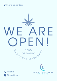Cannabis Shop Poster Design