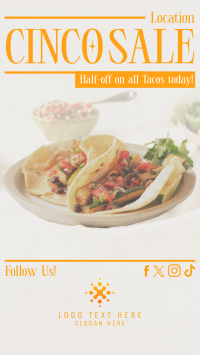 Cinco De Mayo Food Promo YouTube short Image Preview