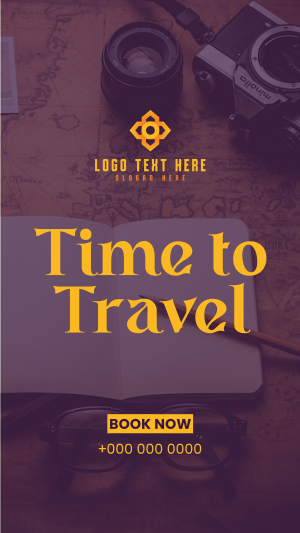 Time to Travel Instagram story Image Preview