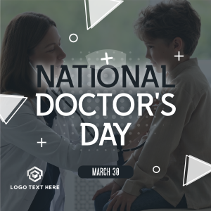 National Doctor's Day Instagram post Image Preview