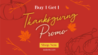 Thanksgiving Buy 1 Get 1 Animation Image Preview
