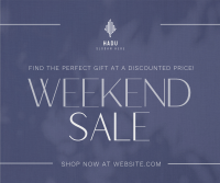 Minimalist Weekend Sale Facebook post Image Preview