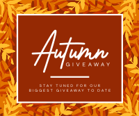 Leafy Autumn Giveaway Facebook Post Design