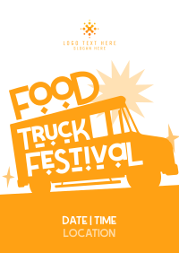 Food Truck Fest Poster Design