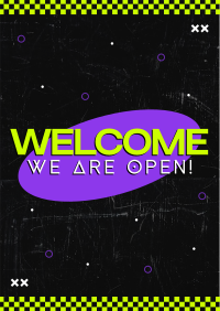 Neon Welcome Flyer Image Preview
