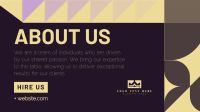Geometric About Us Animation Preview