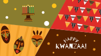 Abstract Kwanzaa Facebook Event Cover Design