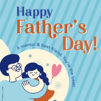 Father's Day Greeting Instagram post Image Preview