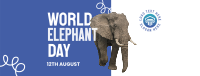 Save Elephants Facebook cover Image Preview