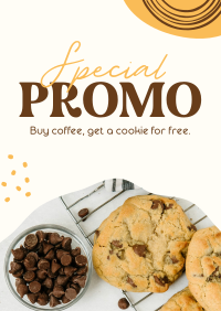 Irresistible Yummy Cookies Poster Design