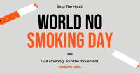 World No Smoking Day Facebook Ad Design