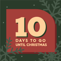 Merry Christmas Countdown Linkedin Post Design