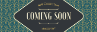 Art Deco Coming Soon Twitter Header Image Preview