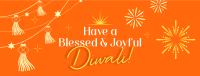 Blessed Diwali Festival Facebook cover Image Preview