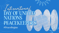 UN Peacekeepers Day Animation Image Preview